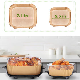 Mutvle Ninja Crispi liners non-stick design prevents sticking and leaks