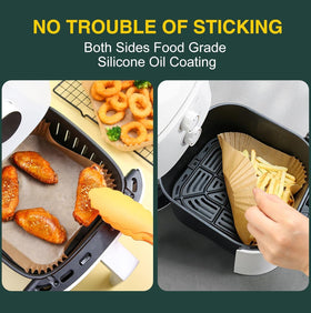 MUOOMU air fryer liner keeps kitchen clean during meals