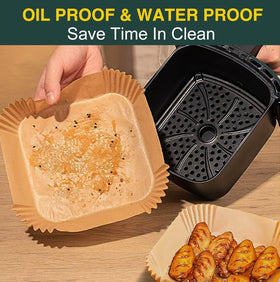 MUOOMU parchment square 6.3in non-stick for baking