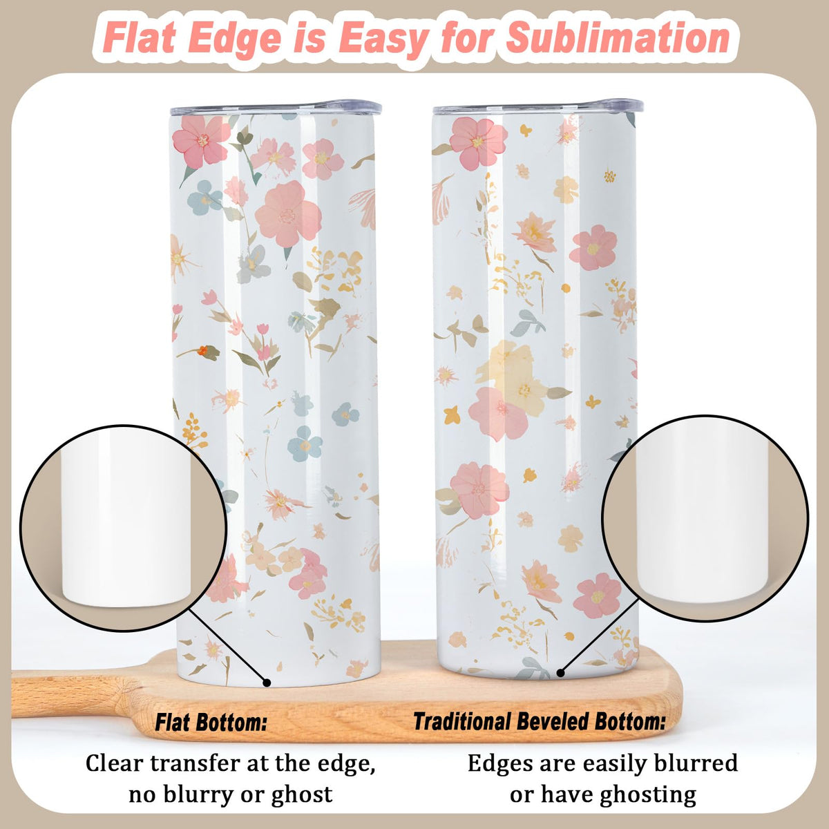 Muwnrol sublimation coating close-up displaying bright, clear designs