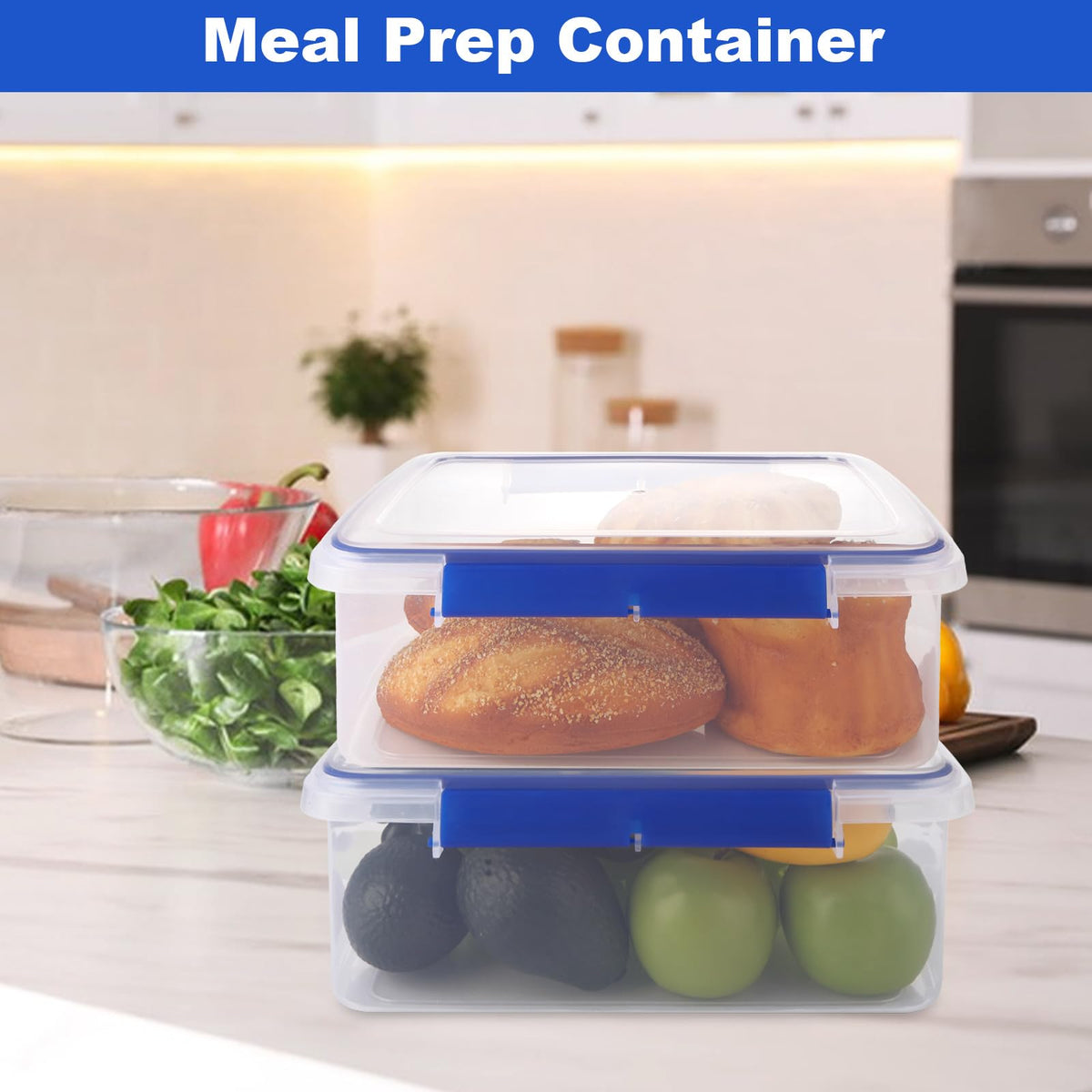MUXHEL stackable design storage helps maximize small kitchen space.