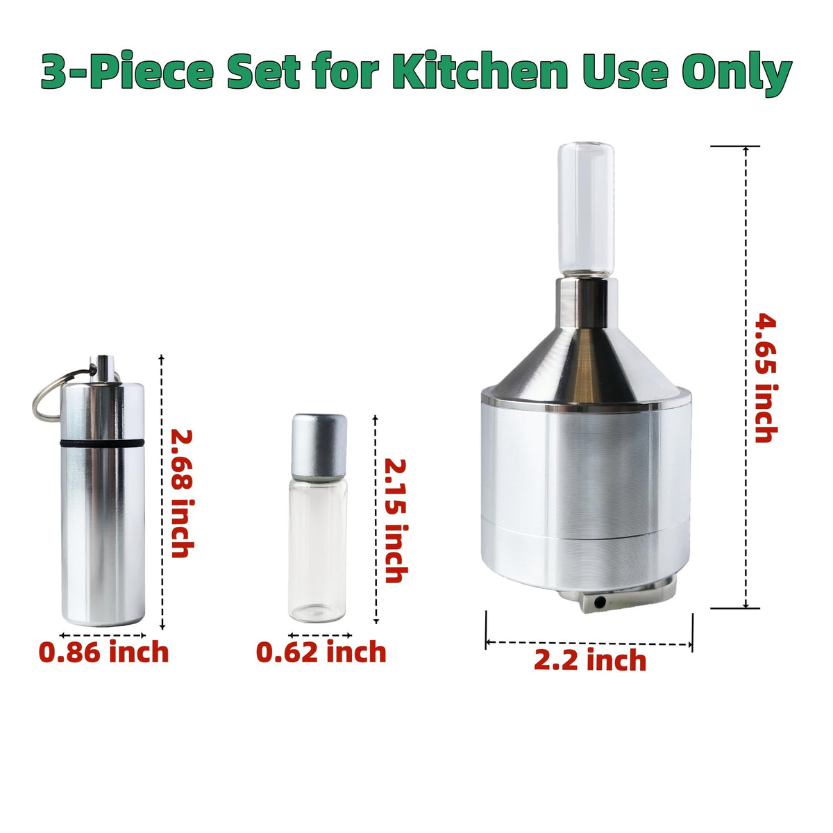 MuYuDaDi Spice Grinder detail shot, compact size fits small countertops.