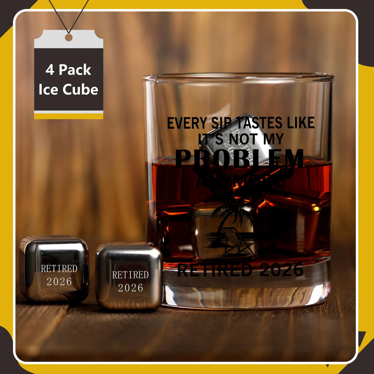 MVKIOCEN retirement keepsake glass doubles as party decor