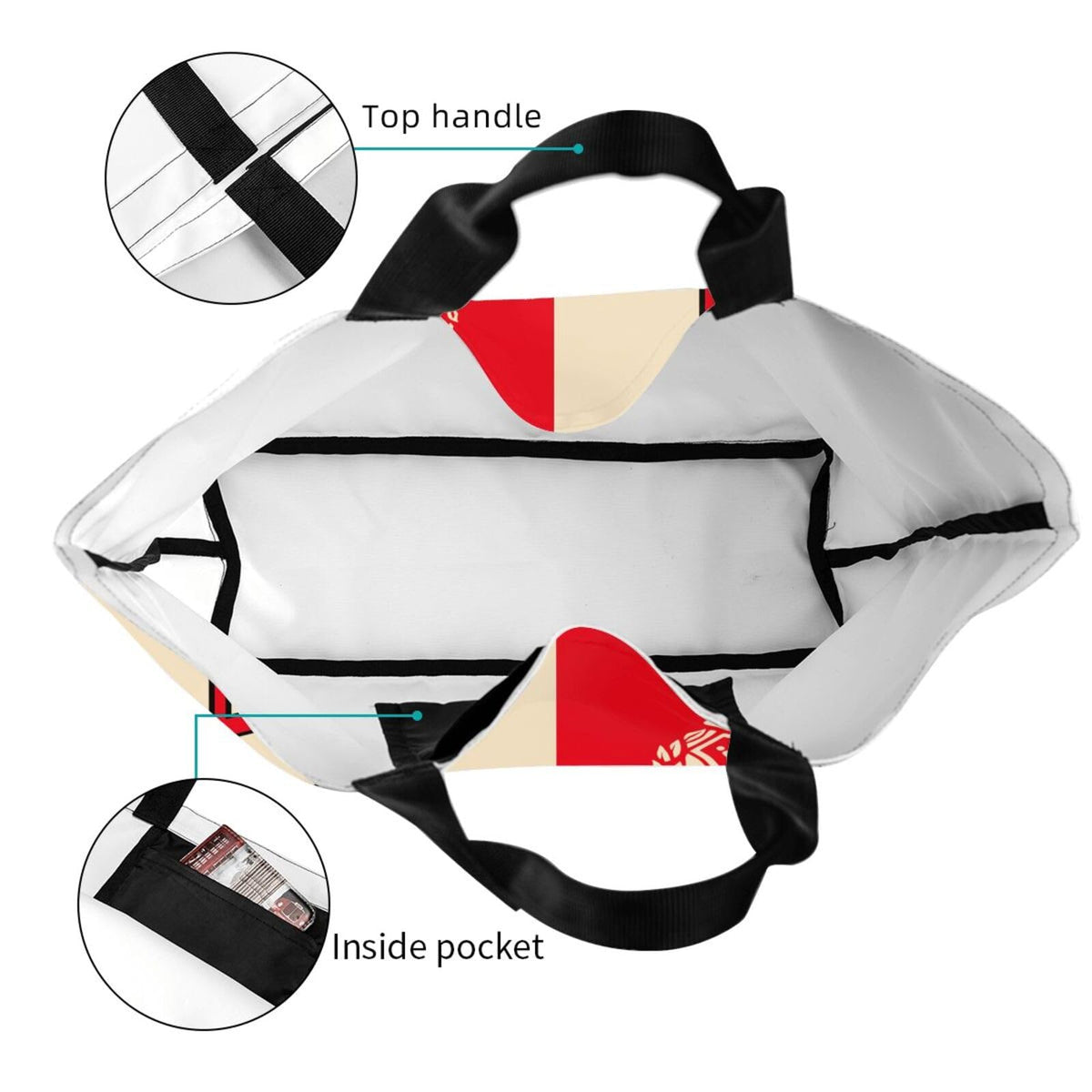 MVYNUL Sorority Tote ideal for beach and picnic outings with ample space