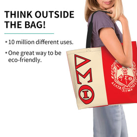 MVYNUL Sorority Tote with large capacity for groceries and gear