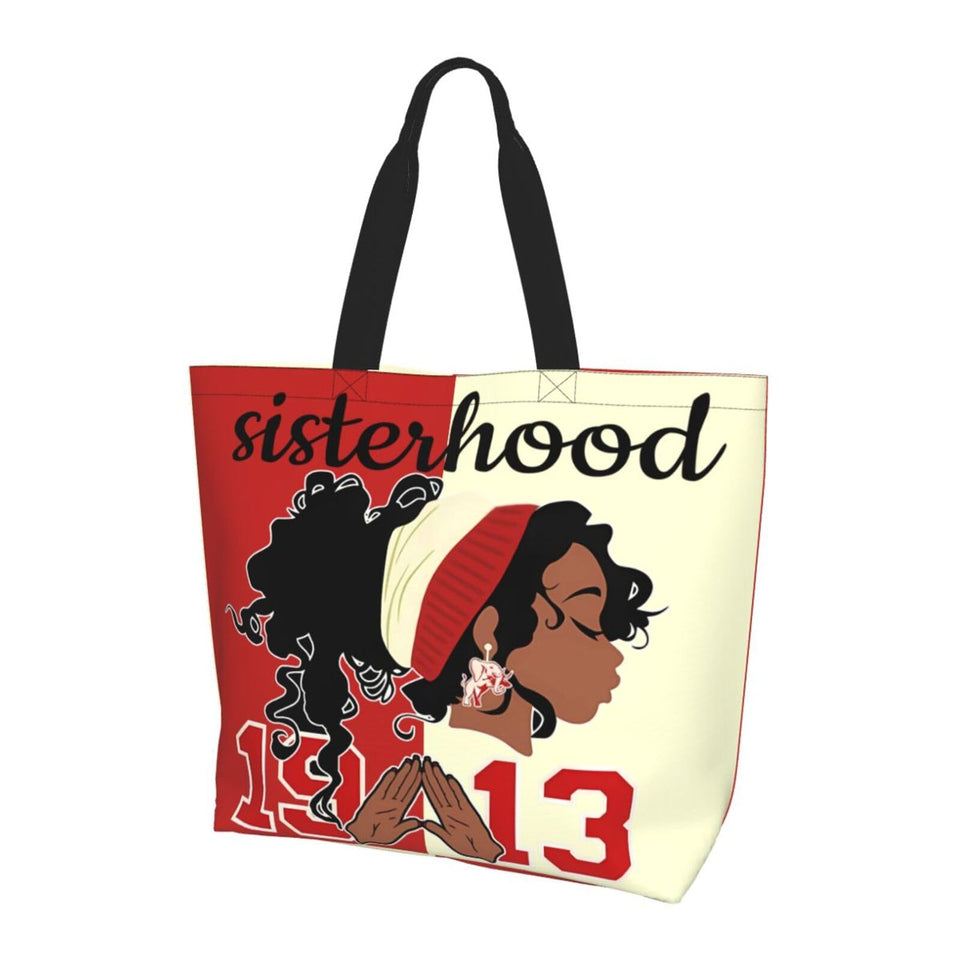 MVYNUL Sorority Tote in waterproof material ready for rainy-day shopping and travel