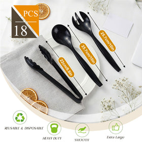 Mwellewm 10-inch plastic serving spoons for buffet service and easy scooping.
