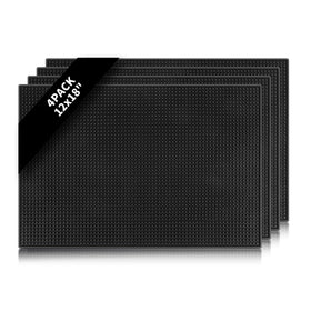 mwellewm bar mats four-piece set on a clean countertop for spill protection