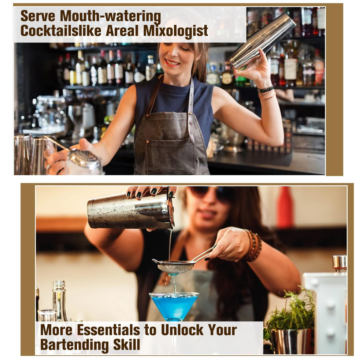 Mwellewm double-jigger ensures accurate measurement for balanced drinks.