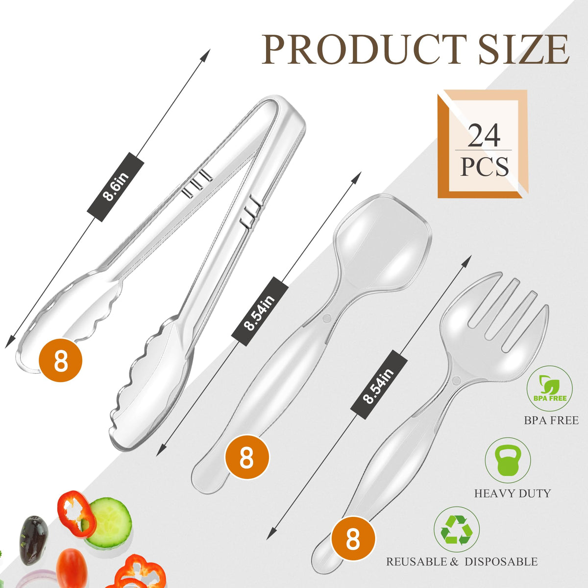 Mwellewm ergonomic handles prevent fatigue while serving guests.