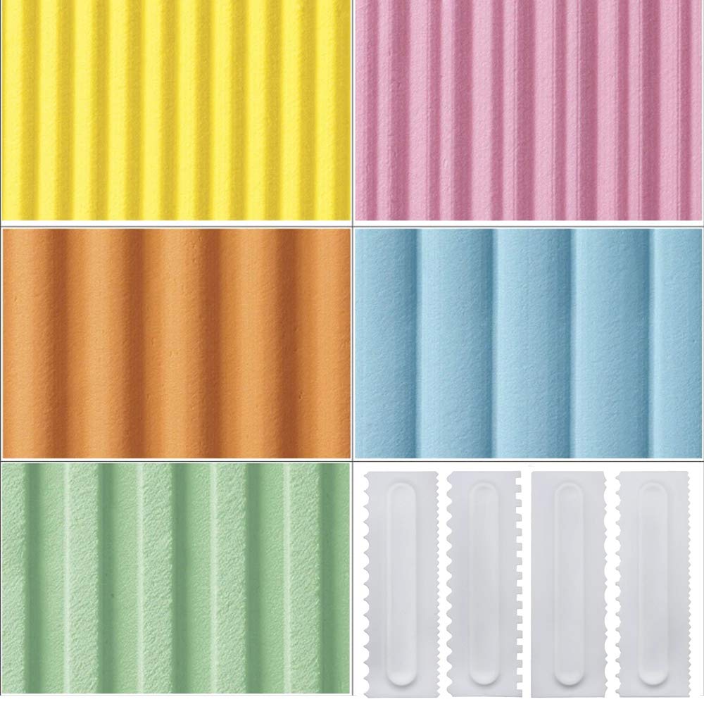 Mwellewm kitchen baking tool set aids quick smoothing and edging during decorating.