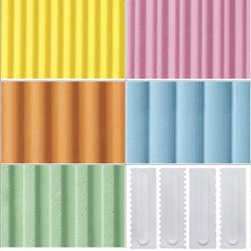 Mwellewm kitchen baking tool set aids quick smoothing and edging during decorating.