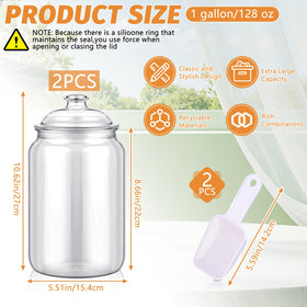 Mwellewm large 1-gallon candy dispenser suitable for weddings, parties, or home use.