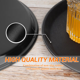 Mwellewm lightweight plastic tray is easy to carry between tables.