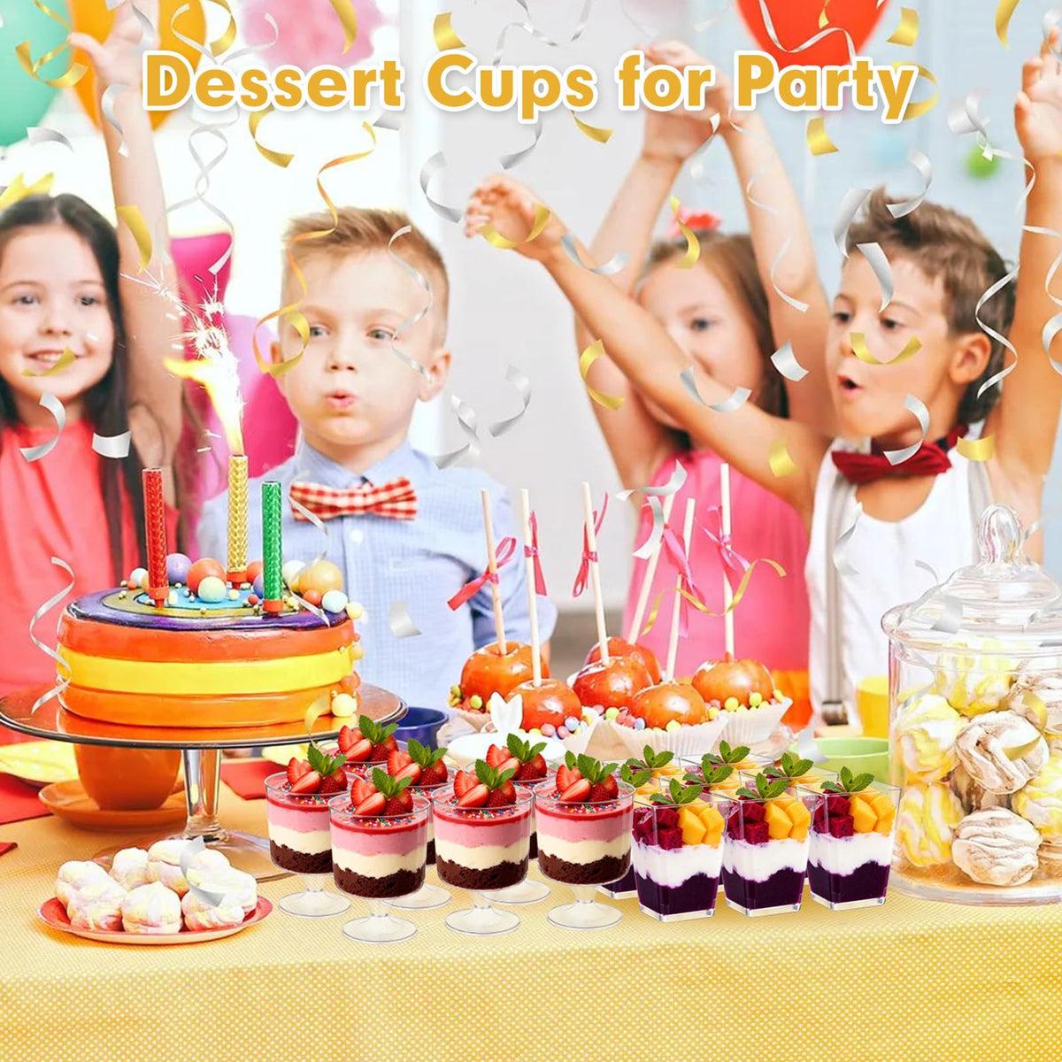 mwellewm reusable dessert cups for events