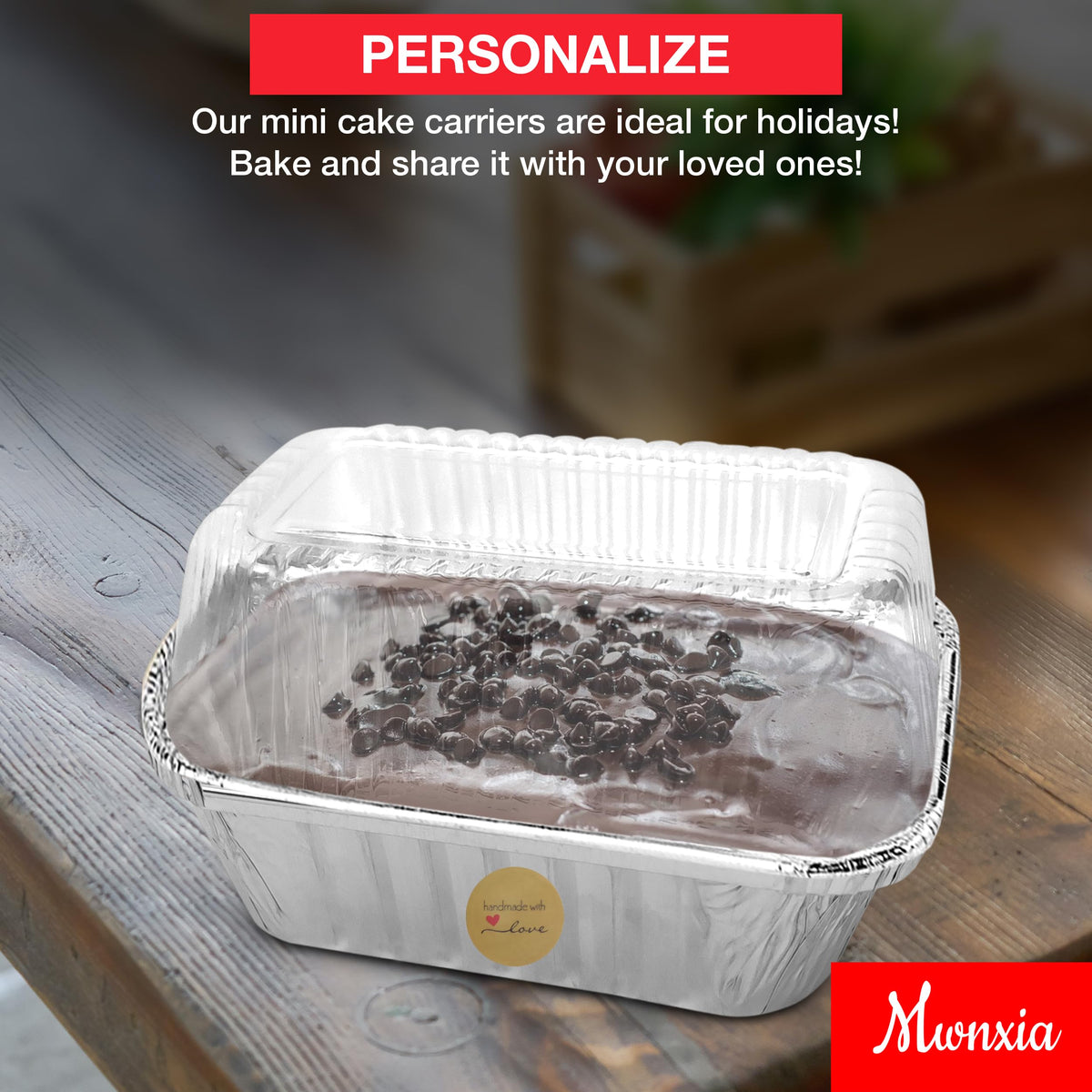 Mwnxia includes clear lids and handmade labels for gifting.