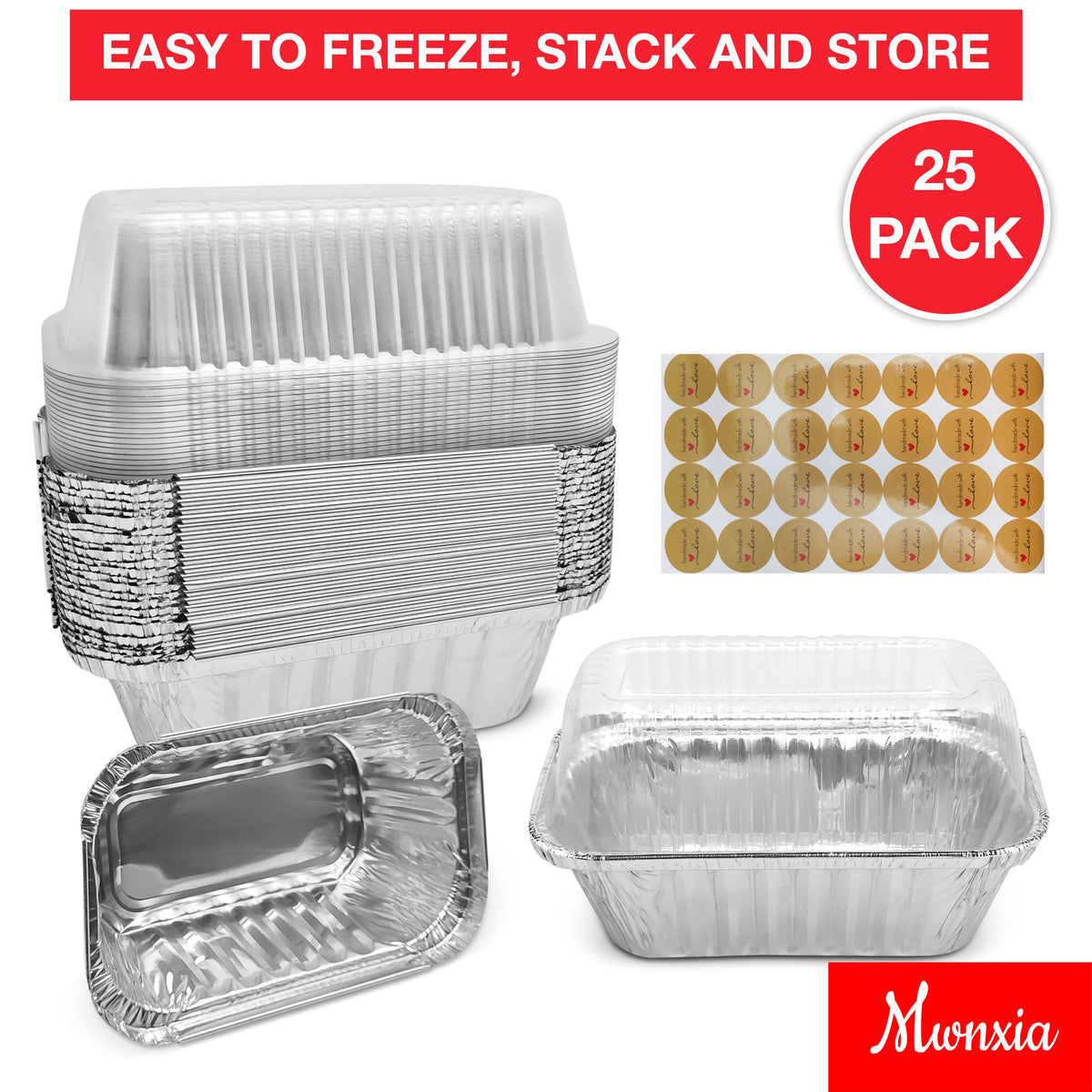 Mwnxia lids enable safe reheating, storing, and transporting of baked goods