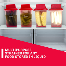Mwnxia multi-use container for pickles, olives, and brine—versatile kitchen storage