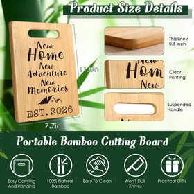 MY-ALVVAYS bamboo cutting board with a smooth surface for easy chopping.