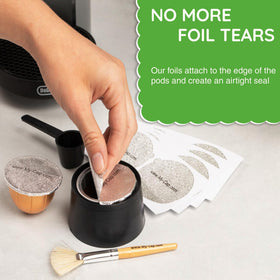 Airtight seal on Vertuo pod supports consistent extraction