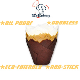 MyBakning eco-friendly greaseproof cups support sustainable baking choices.