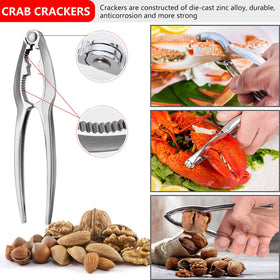 MYBMHTNB seafood tools set lobster crackers handle tough shells smoothly.