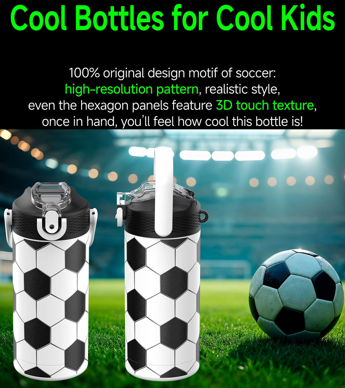 MYFOREST bottle folding top handle for easy carrying during sports
