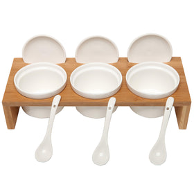MyGift 4-ounce bowls with lids perfect for dips and small sides.