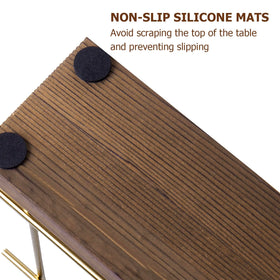 MyGift napkin holder on dining table as stylish tabletop decor.