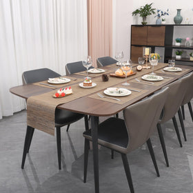 Myir JUN table runner washable and easy-clean surface to simplify maintenance.