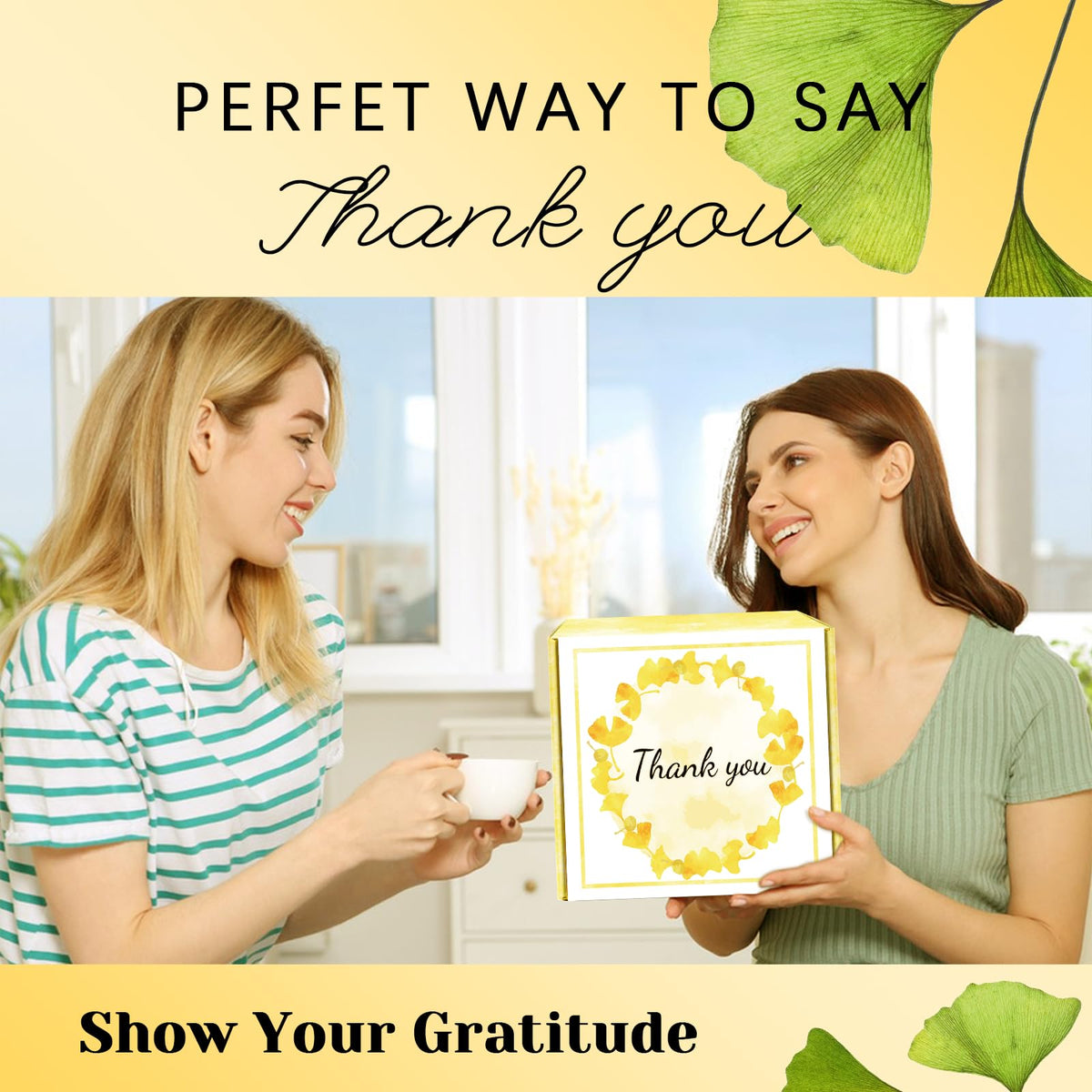 MYKILOS thank you card in a gift-ready presentation