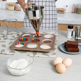 MyLifeUNIT dispenser body with 0.75in mouth for steady batter flow