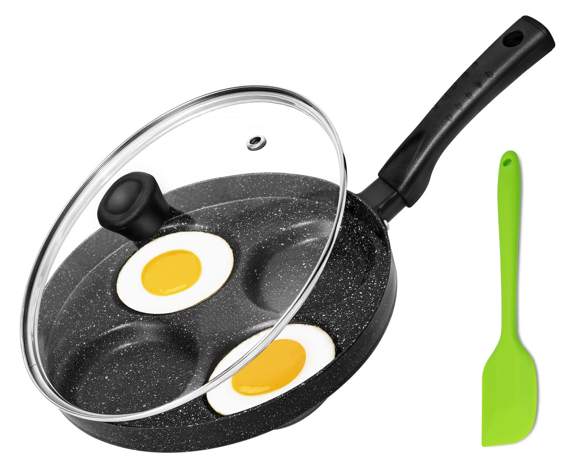 MyLifeUNIT egg frying pan with lid for faster eggs and reduced splatter