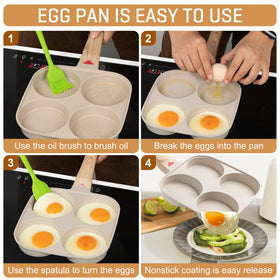 MyLifeUNIT ergonomic handle stays cool during morning frying.