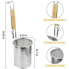 MylifeUNIT hanging hook on top handle saves kitchen space when stored.