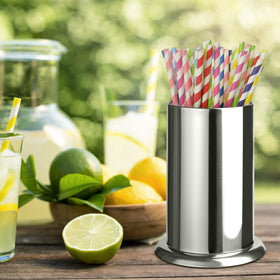 MyLifeUNIT kitchen utensil organizer maintains a clean counter space