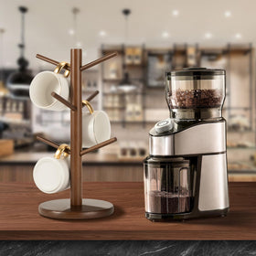 MyLifeUNIT mug holder tree on countertop keeping cups handy