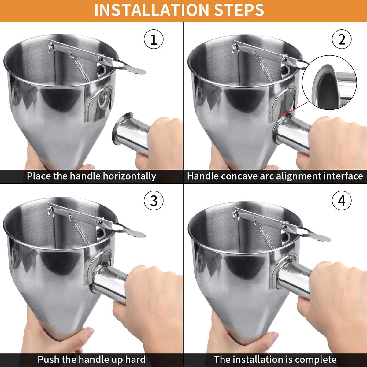 MyLifeUNIT premium stainless steel construction offers durable performance in home or professional kitchens.
