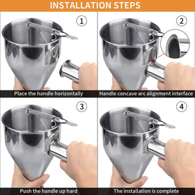MyLifeUNIT premium stainless steel construction offers durable performance in home or professional kitchens.