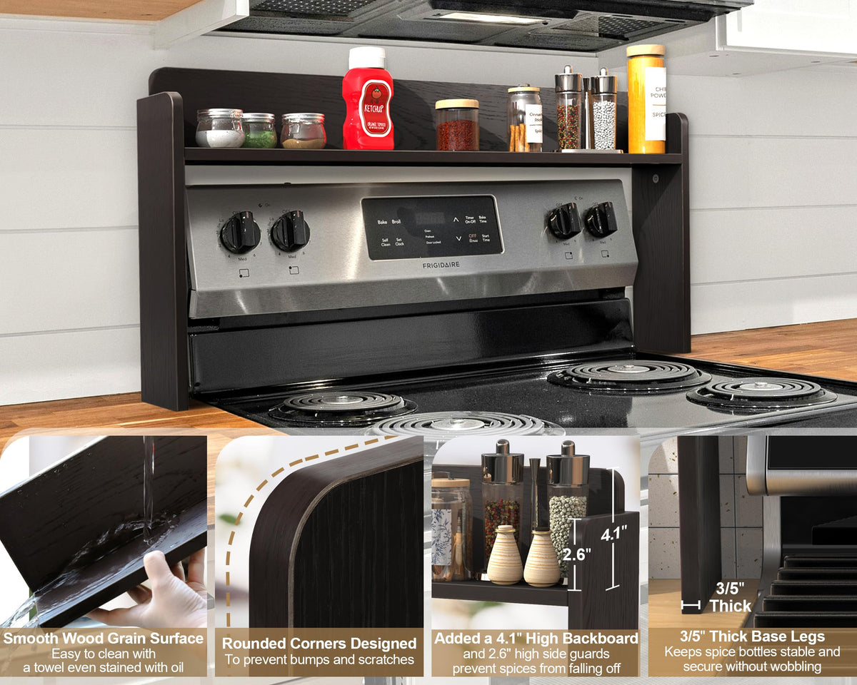 MyLifeUNIT shelf is waterproof and oil-resistant for easy cleaning.