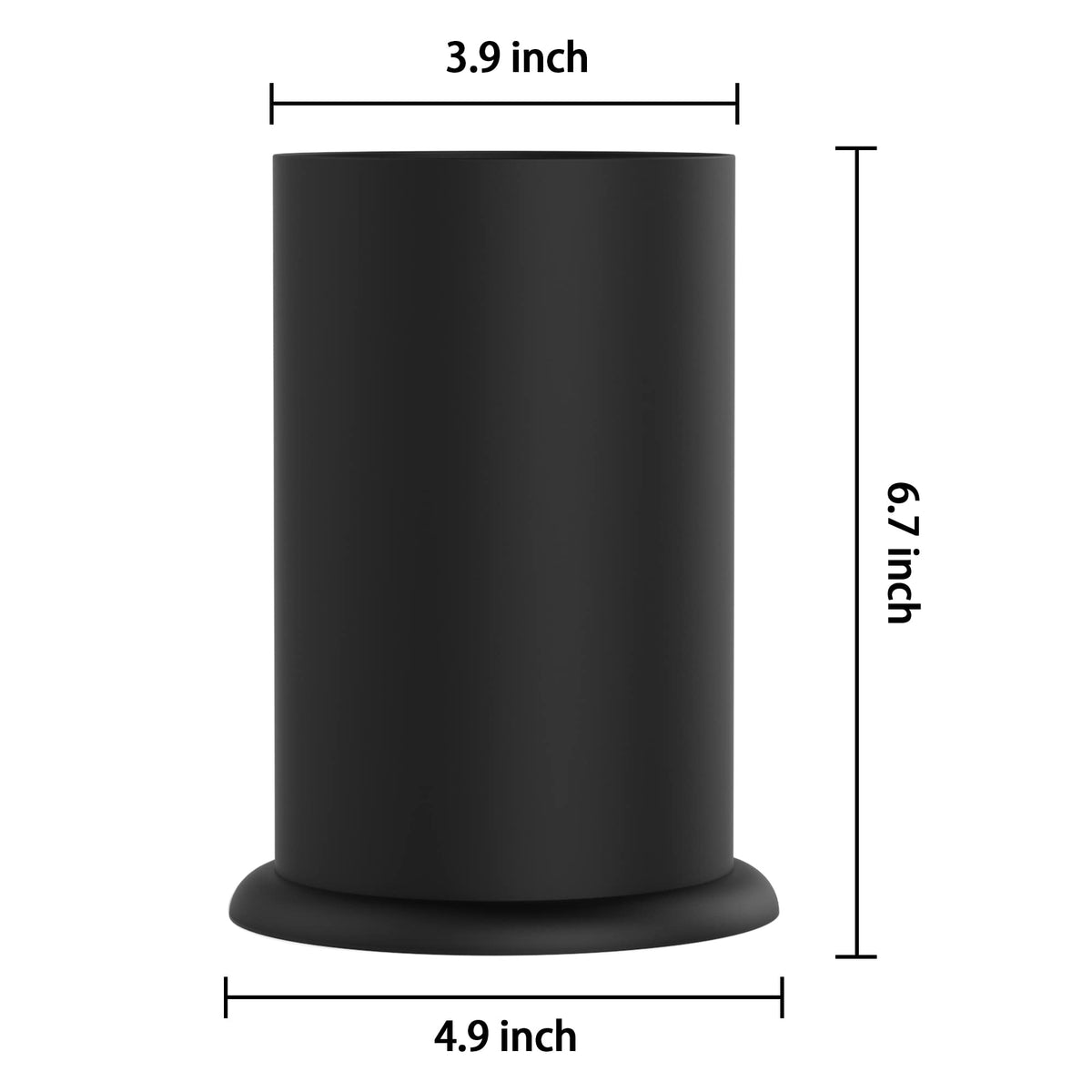 MyLifeUNIT straw holder dispenser with a polished surface adds sleek durability for busy kitchens