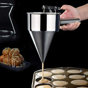 MyLifeUNIT takoyaki batter dispenser pump helps you form even Takoyaki balls.