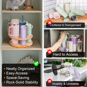 MyLifeUNIT yellow finish adds cheerful style to your kitchen or pantry.