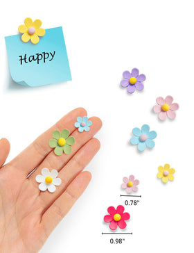 Mymazn 3D flower magnets large size grip thicker notes and invitations.