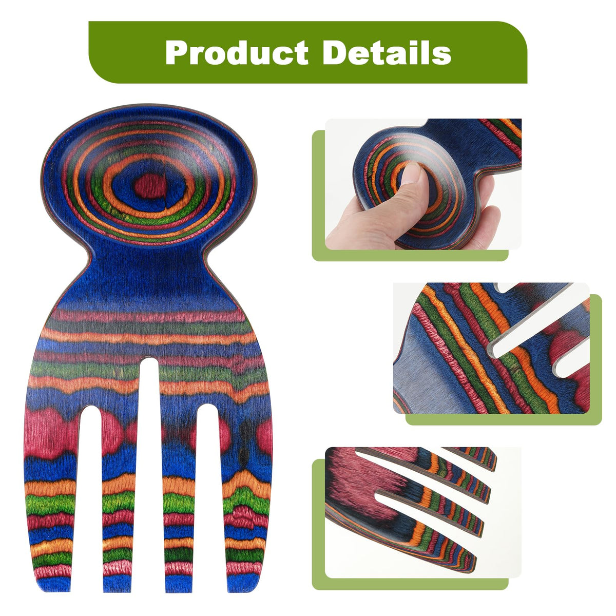 MYRAINBOW Pakkawood serving utensils set elevates everyday meals.