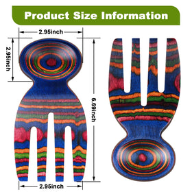 MYRAINBOW Wide-fingers scoop helps lift every ingredient.