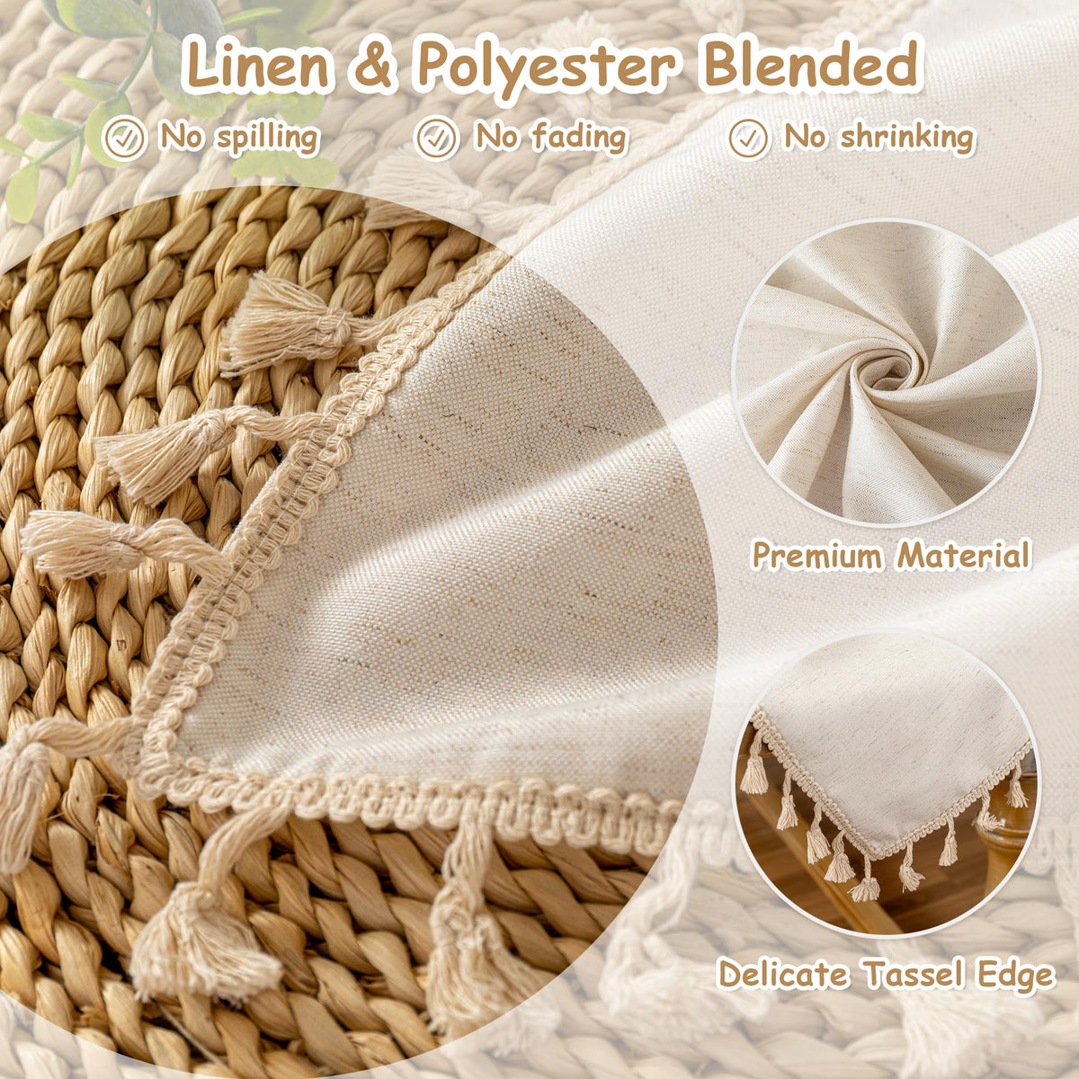 MYSKY HOME linen-look fabric texture suggests premium quality.