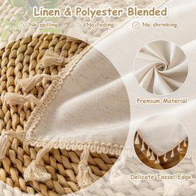 MYSKY HOME linen-look fabric texture suggests premium quality.