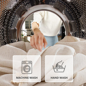 MYSKY HOME machine-washable design simplifies cleaning.