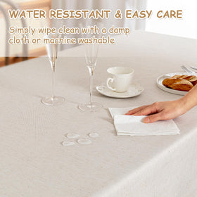 MYSKY HOME waterproof finish implies spill-resistant protection.
